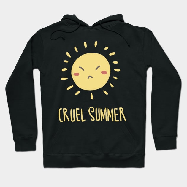 Angry Sun cute Hoodie by owhalesumi